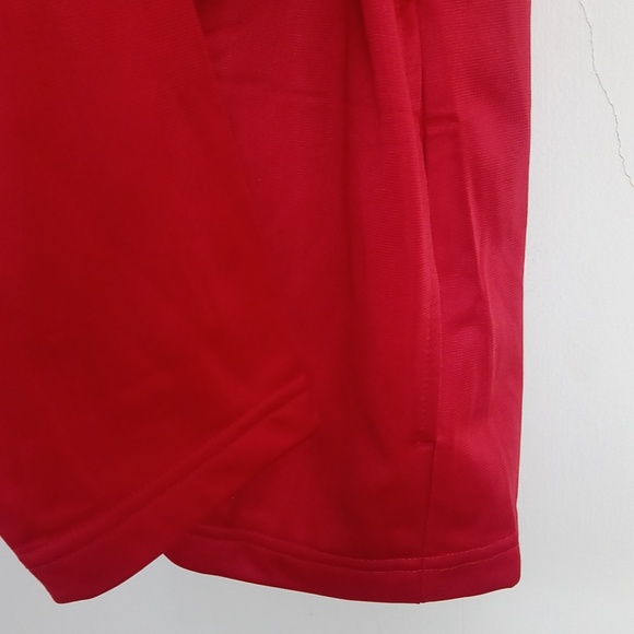 And1 Red Black Silky Matching Track Suit Jacket Pants - Picture 8 of 16